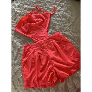 Neon Pink Romper